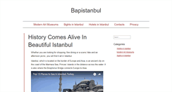 Desktop Screenshot of bapistanbul.com