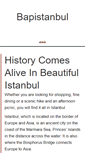 Mobile Screenshot of bapistanbul.com